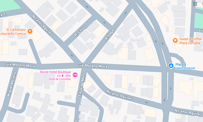 Ubicacion rionehotel